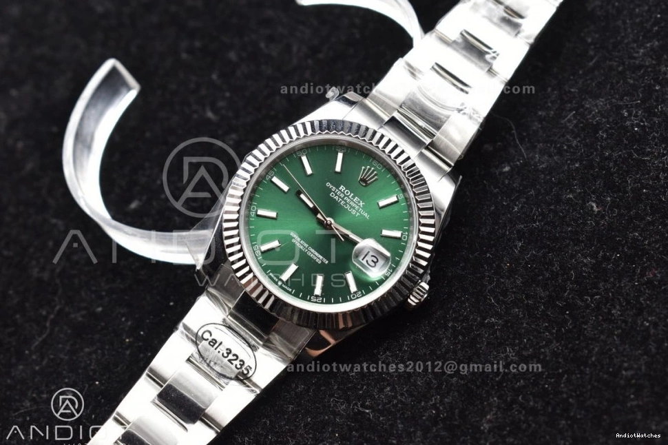 904L Edition 1:1 DIWF Best 41 on Sundust DateJust TravelReady Green Dial 648 Steel SA Bracelet 126334 Oyster 0314